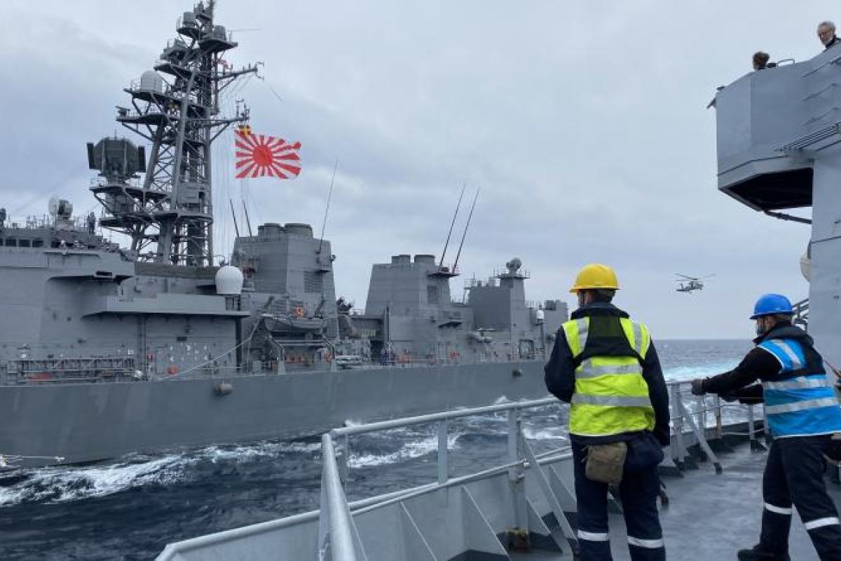 Mission Asie 2022 - Exercice bilatéral franco-japonais OGURI-VERN