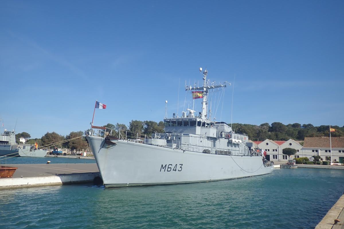 Méditerranée – Séquence SPANISH MINEX et ITALIAN MINEX 2022 pour les chasseurs de mines français
