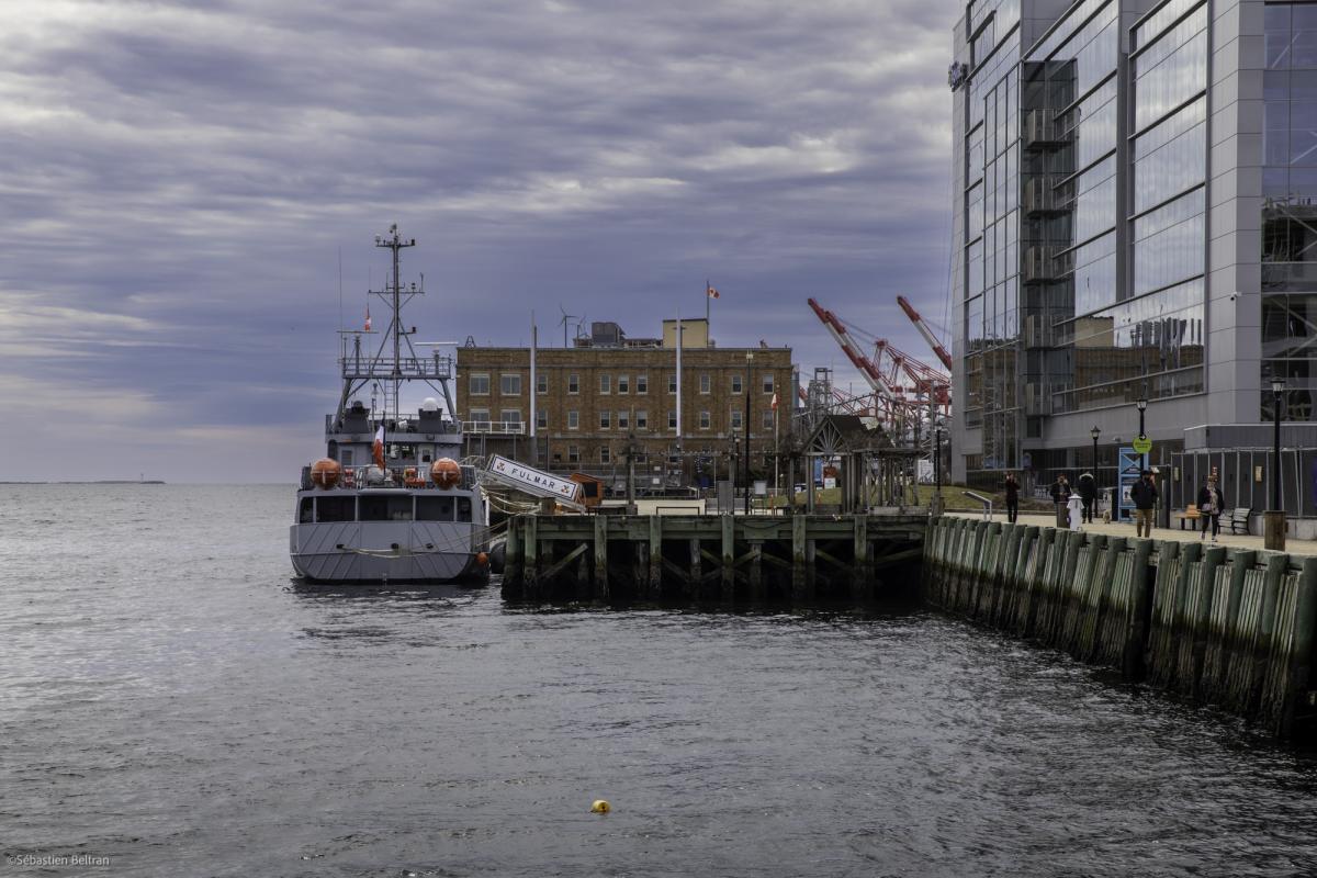Le Fulmar en escale à Halifax