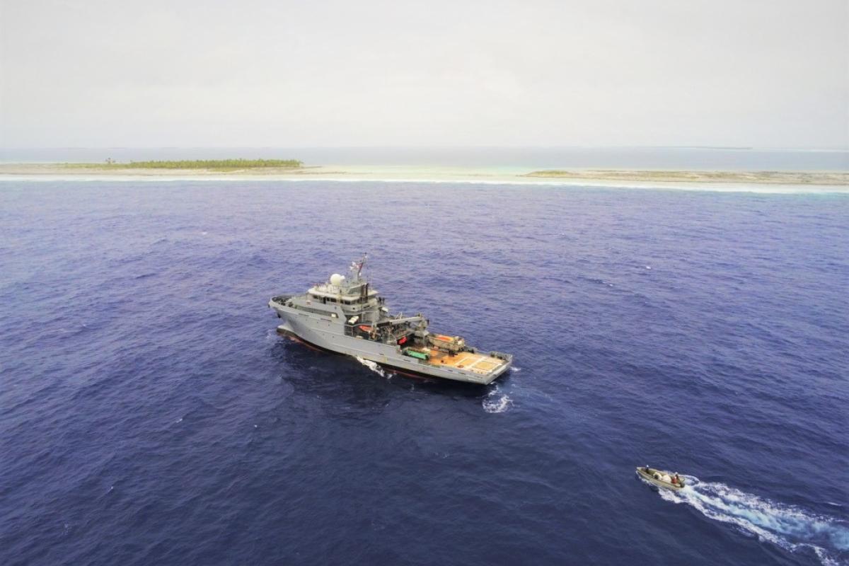Le BSAOM Bougainville en soutien d’une équipe scientifique