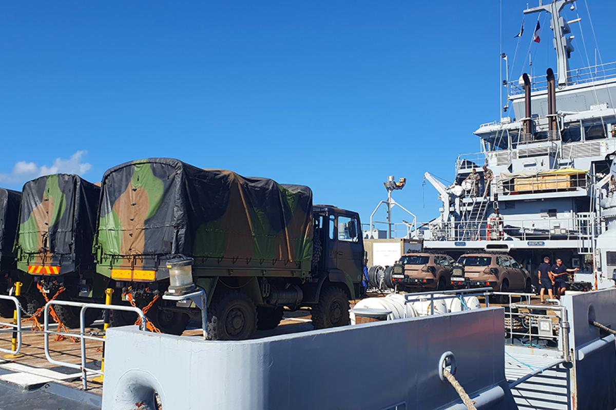 Marara 2022 : Manœuvre logistique des forces armées en Polynésie française pour l’exercice multinational MARARA 2022.