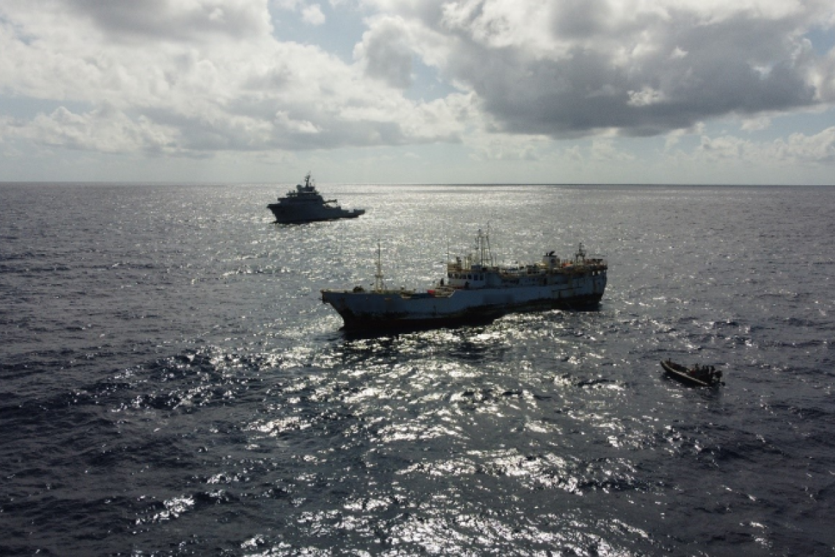 FAPF - Le Bougainville en mission de police des pêches