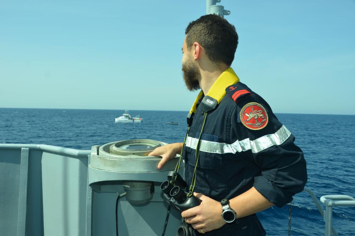 Le PHM Commandant Bouan en mission de surveillance des pêches