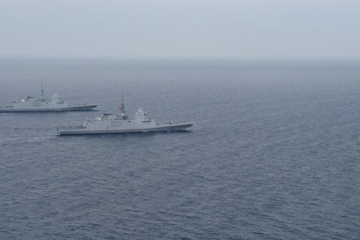 Toulon - Retour au port base après un déploiement de trois mois en Méditerranée pour la FREMM-DA Alsace
