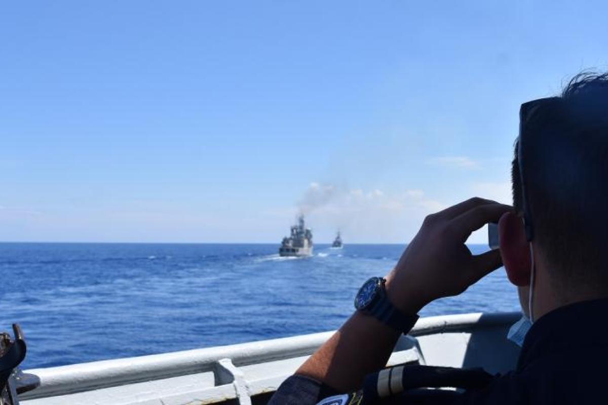Méditerranée centrale - Concentration de moyens de l’opération EUNAVFORMED IRINI