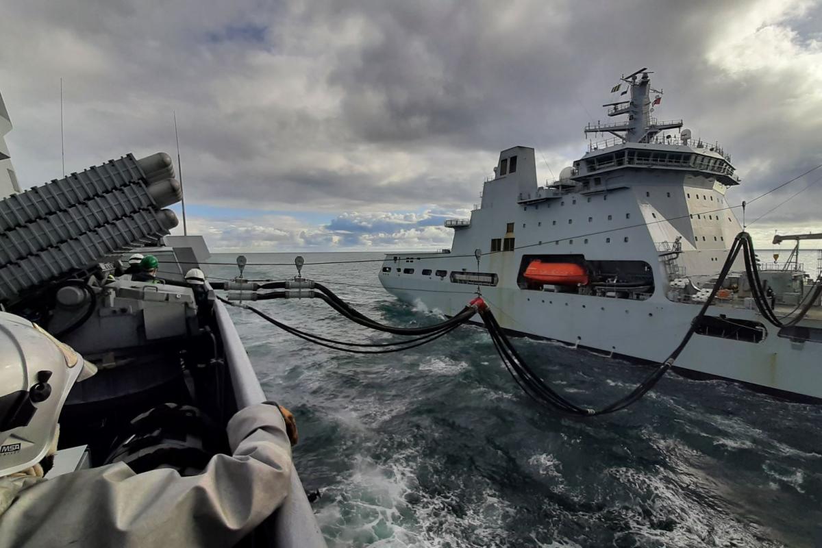 ATLANTIQUE NORD – Fin de mission pour l’équipage B de la FREMM Aquitaine
