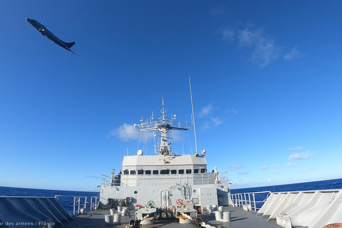 L’Arago en patrouille dans la ZEE des Îles Cook