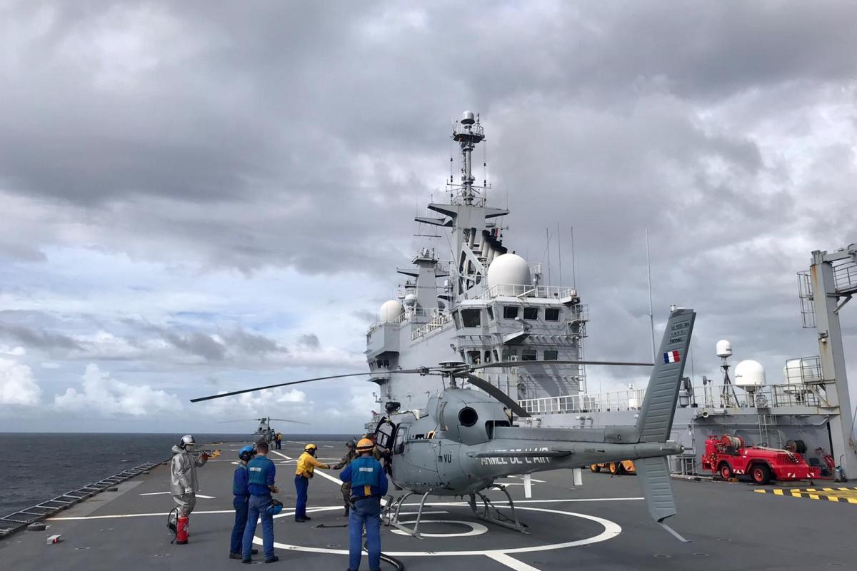 CARAIBES 2022 : Campagne d’appontage pour les équipages d’hélicoptères de Guyane