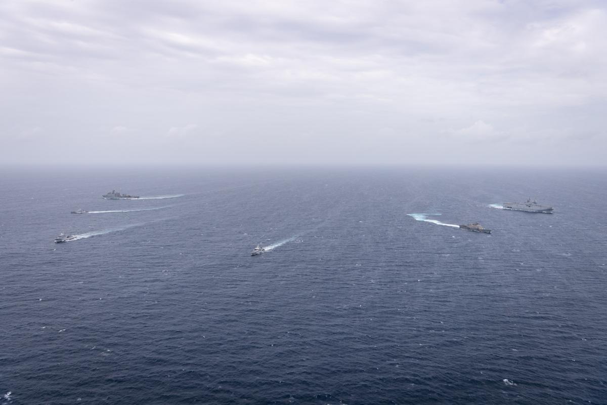 CARAÏBES 2022 : Coopération réussie pour la composante aéromaritime française et américaine !  