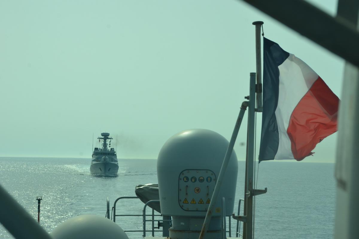 Méditerranée – Coopération entre la Marine Royale marocaine et la Marine nationale au large de Toulon