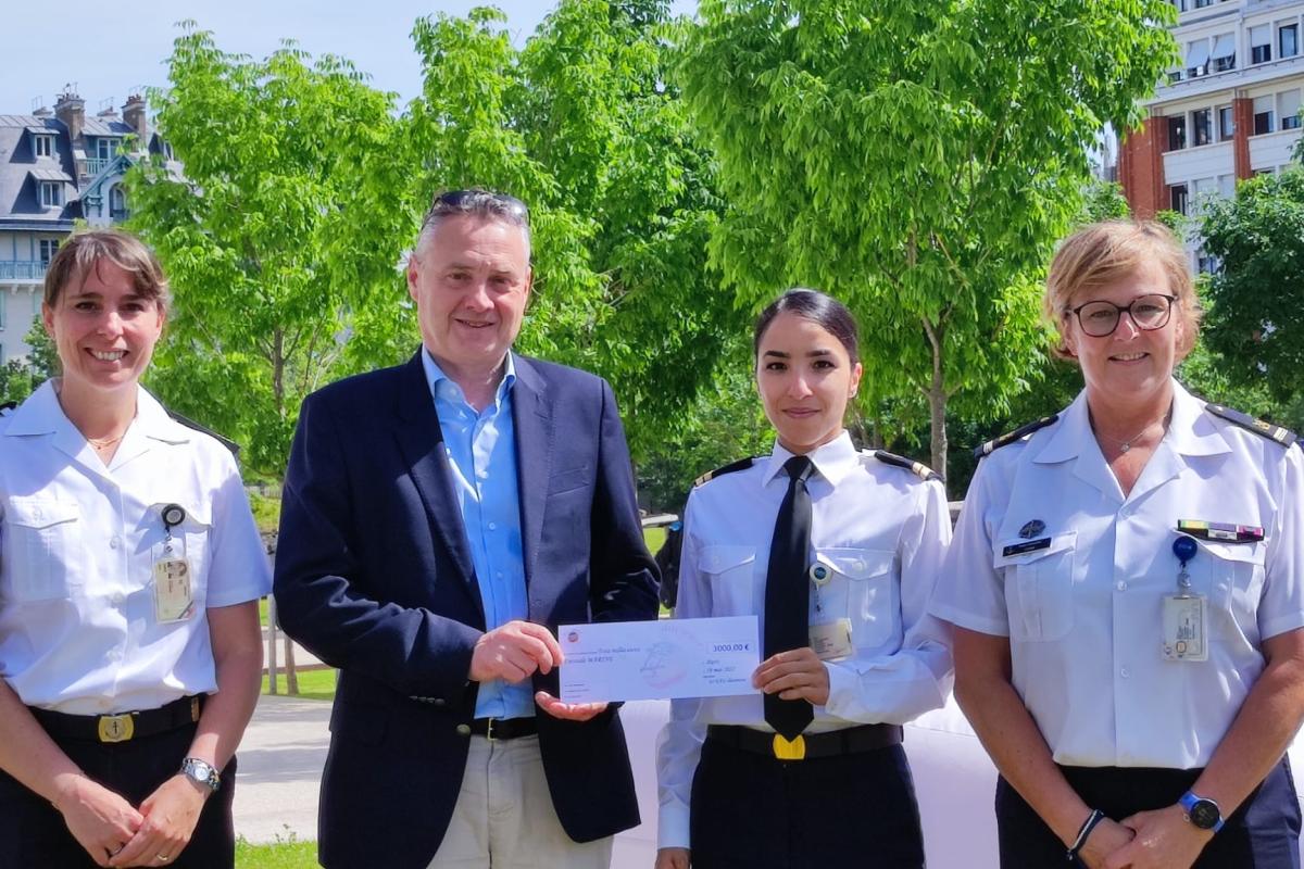 3 marins à la première édition du Trek Rose Trip Sénégal 2022