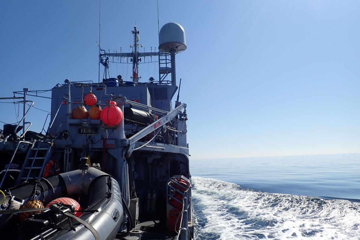 Mer Baltique - le Sagittaire participe à « Baltops 2022 »