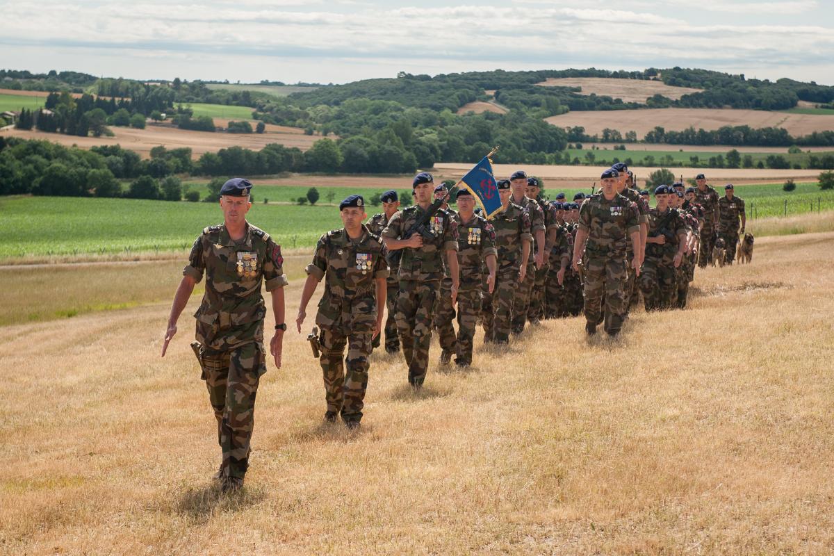 Un nouveau commandant pour la compagnie de fusiliers marins Colmay