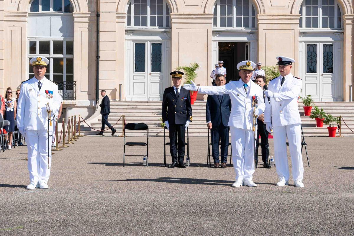 Passation de commandement du bataillon de marins-pompiers de Marseille
