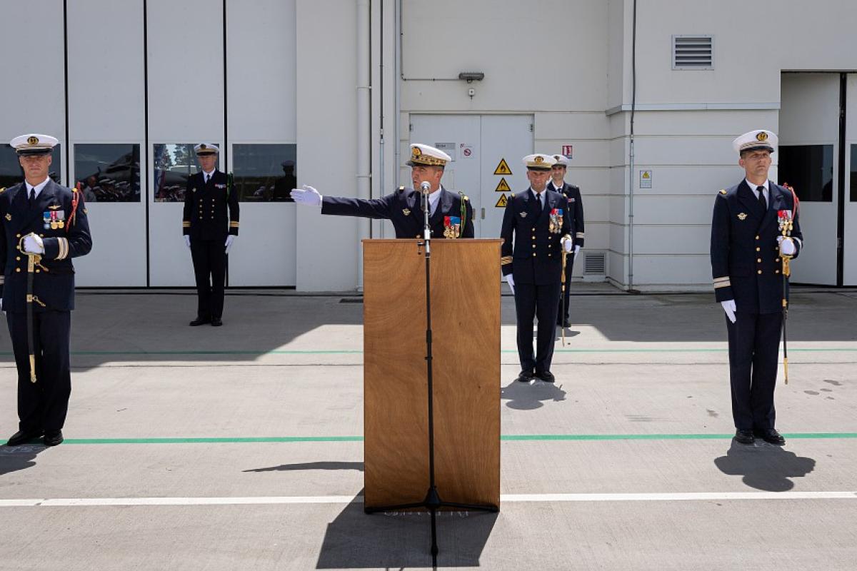 BAN Landivisiau : La flottille 17F change de commandant 