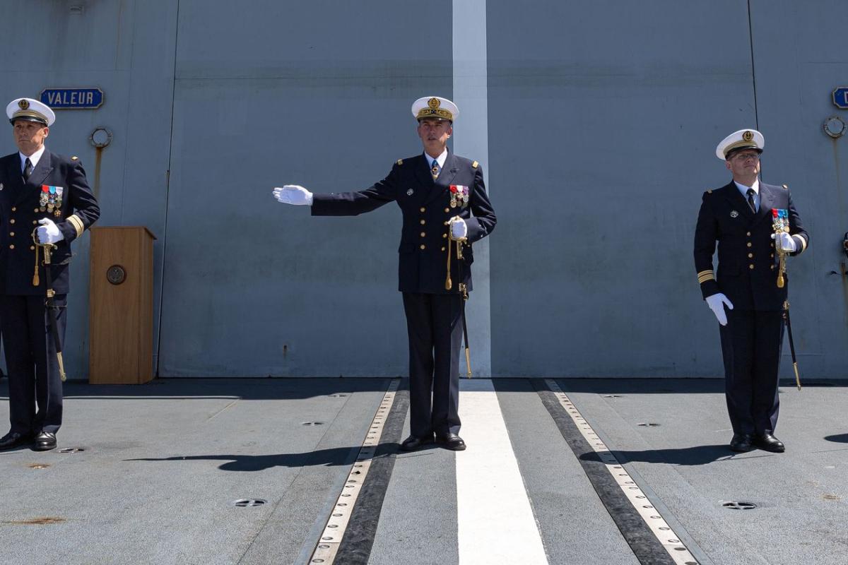 Un nouveau commandant pour l’équipage A de la frégate multimissions Bretagne