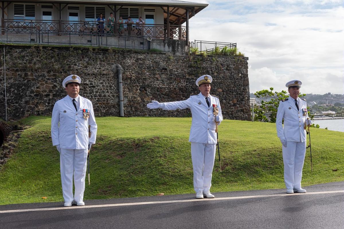 Nouveau commandant pour la base navale de Fort-De-France 