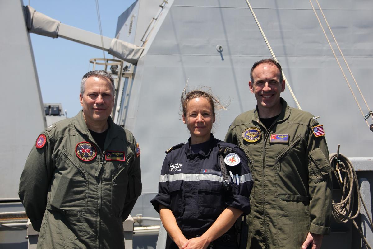 Méditerranée centrale et occidentale : le CSG-8 participe à la Fête Nationale à bord de la FREMM Languedoc