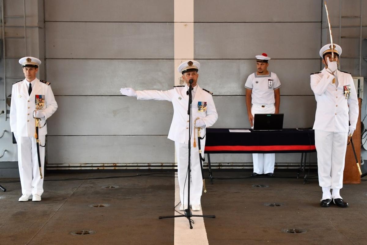 Un normand aux commandes de la frégate de surveillance Prairial bâtiment de la Marine basé en Polynésie