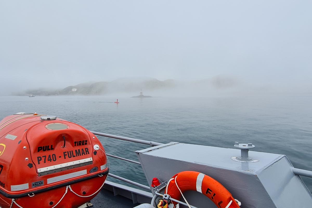 Atlantique Nord-Ouest - Fin de l’opération Ravenel pour le patrouilleur Fulmar