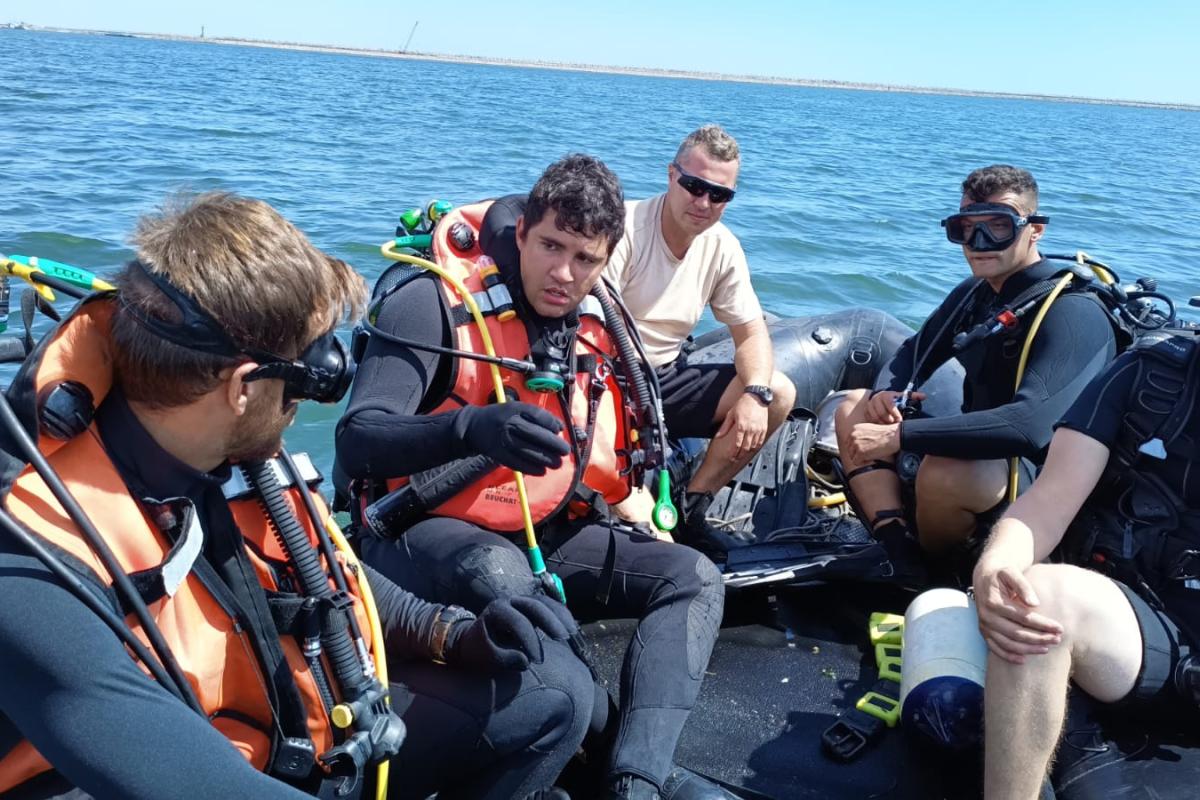  Mer Noire – Participation d’un détachement du groupe de plongeurs-démineurs Atlantique à un exercice interallié en Roumanie