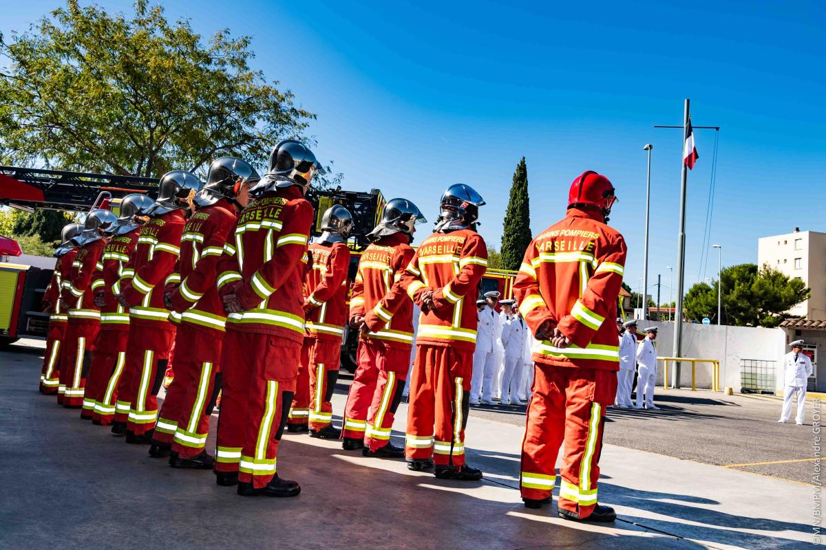  De nouveaux chefs de centre chez les marins-pompiers de Marseille