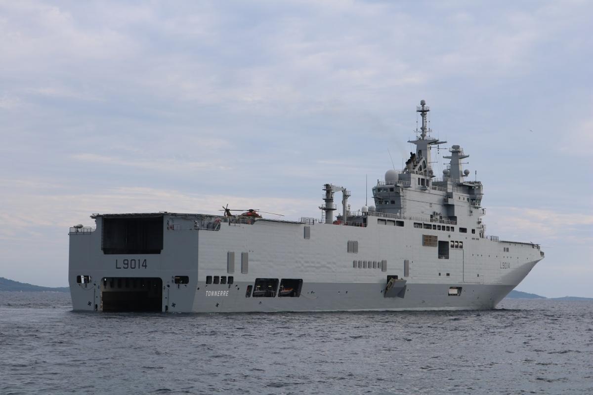  L’équipage du Tonnerre paré pour partir en mission