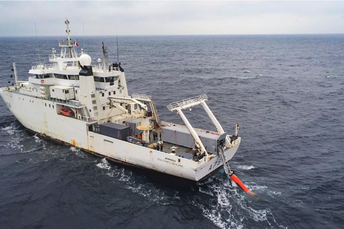  Mission CALLIOPE : première opération de maîtrise des fonds marins à bord du Beautemps-Beaupré
