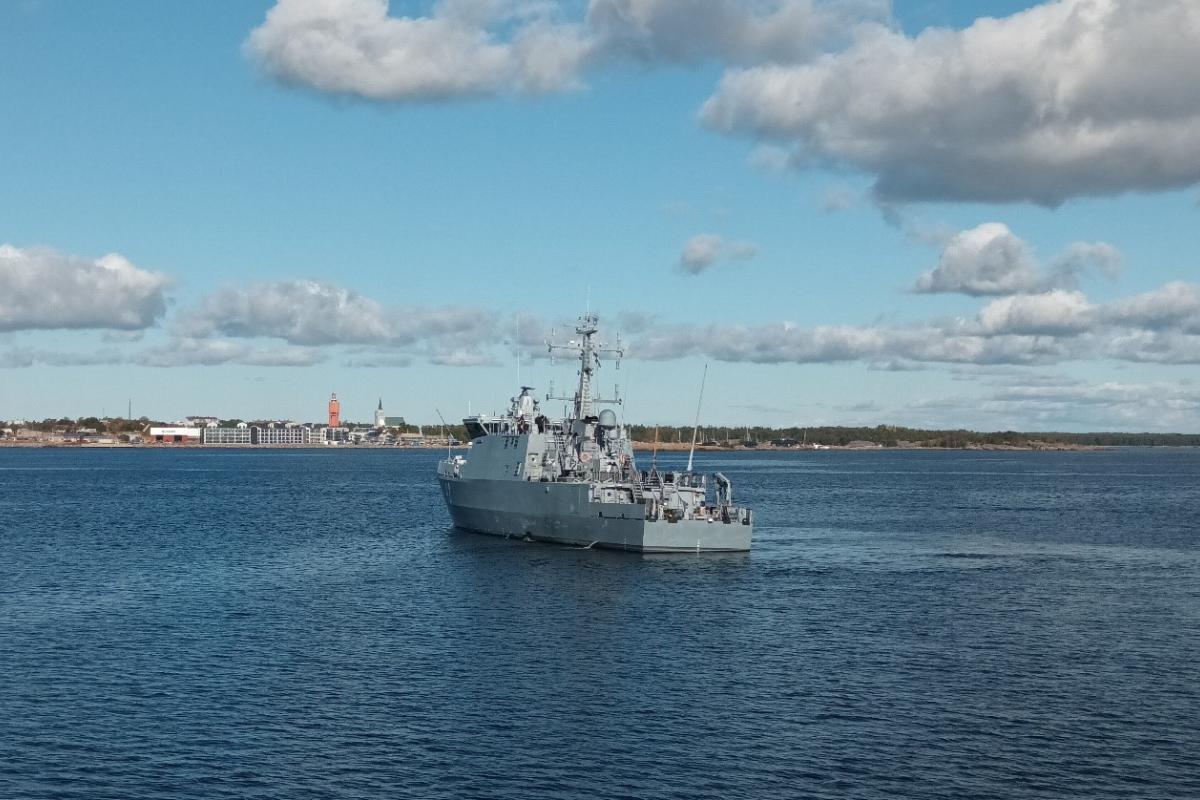  MER BALTIQUE – Le Chasseur de mines Céphée participe à l’exercice conjoint HUNTER avec les forces navales finlandaises