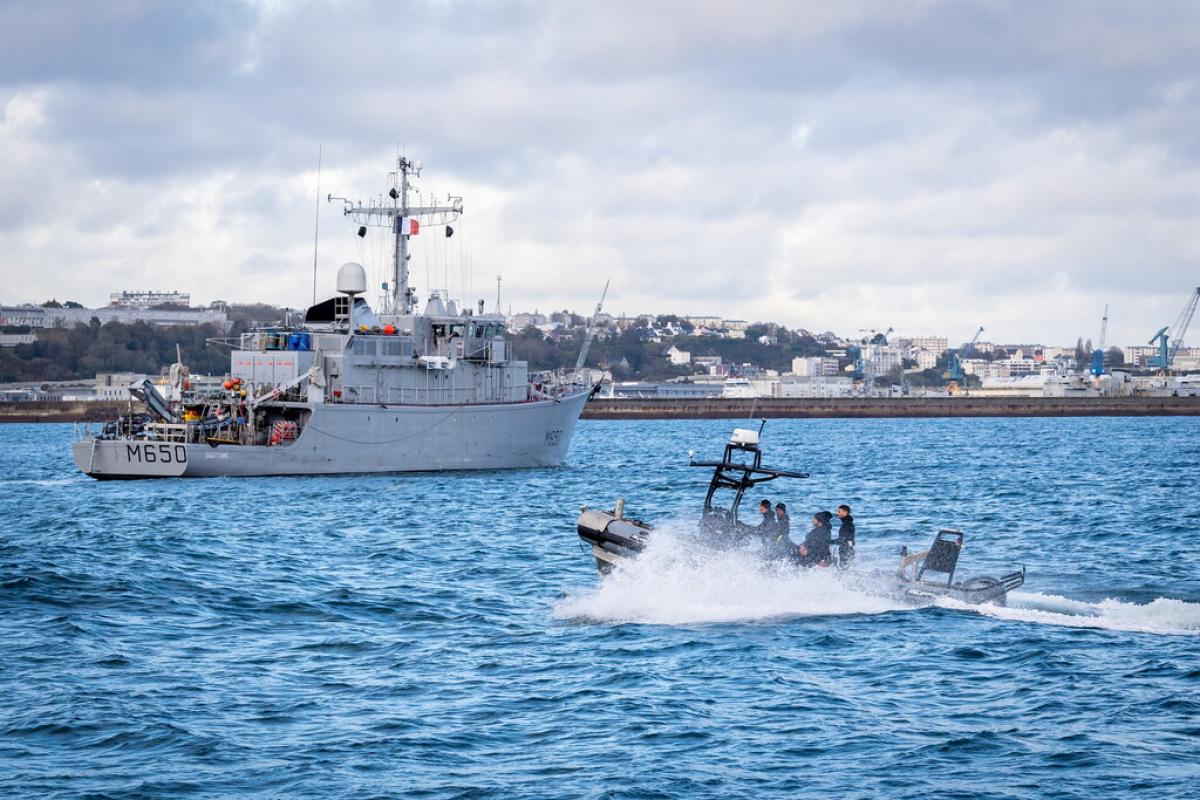  Opération de guerre des mines en rade de Brest