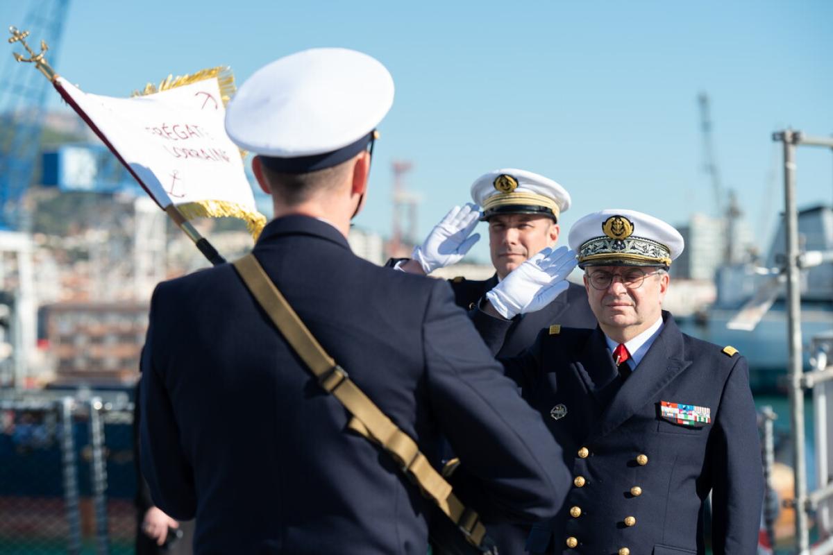 La Marine prend en charge la FREMM-DA Lorraine
