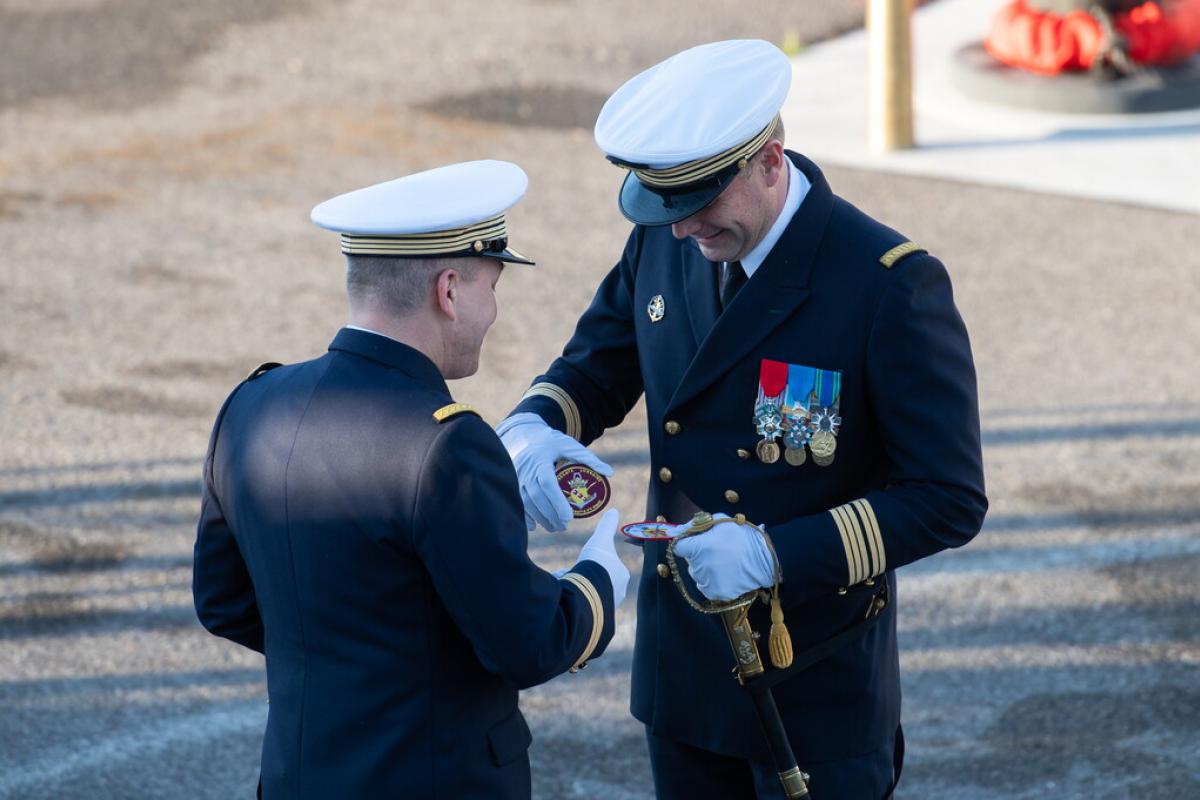  Prise de commandement croisée pour les frégates Auvergne et Lorraine
