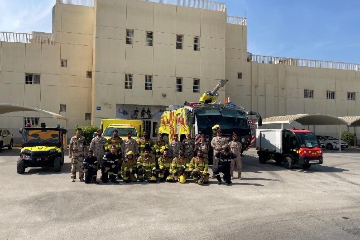  FFEAU – Exercice franco-émirien de lutte incendie sur la base navale d’Abu Dhabi