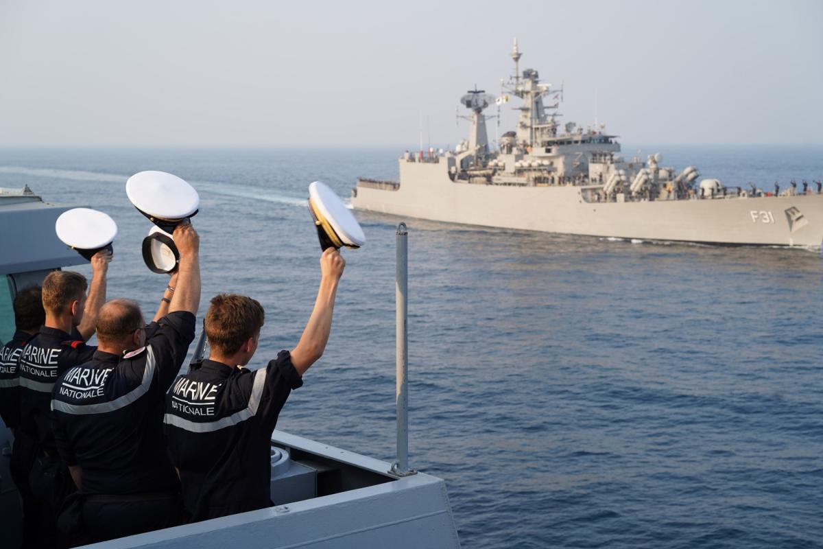  Interactions entre les marines indienne et française à Mumbai