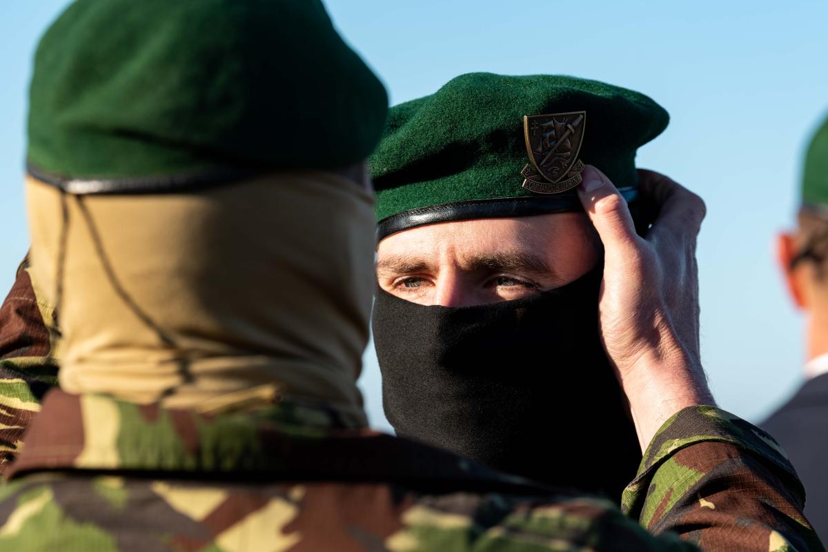  Cérémonie de tradition de l’École des fusiliers marins au port de Kerroc’h