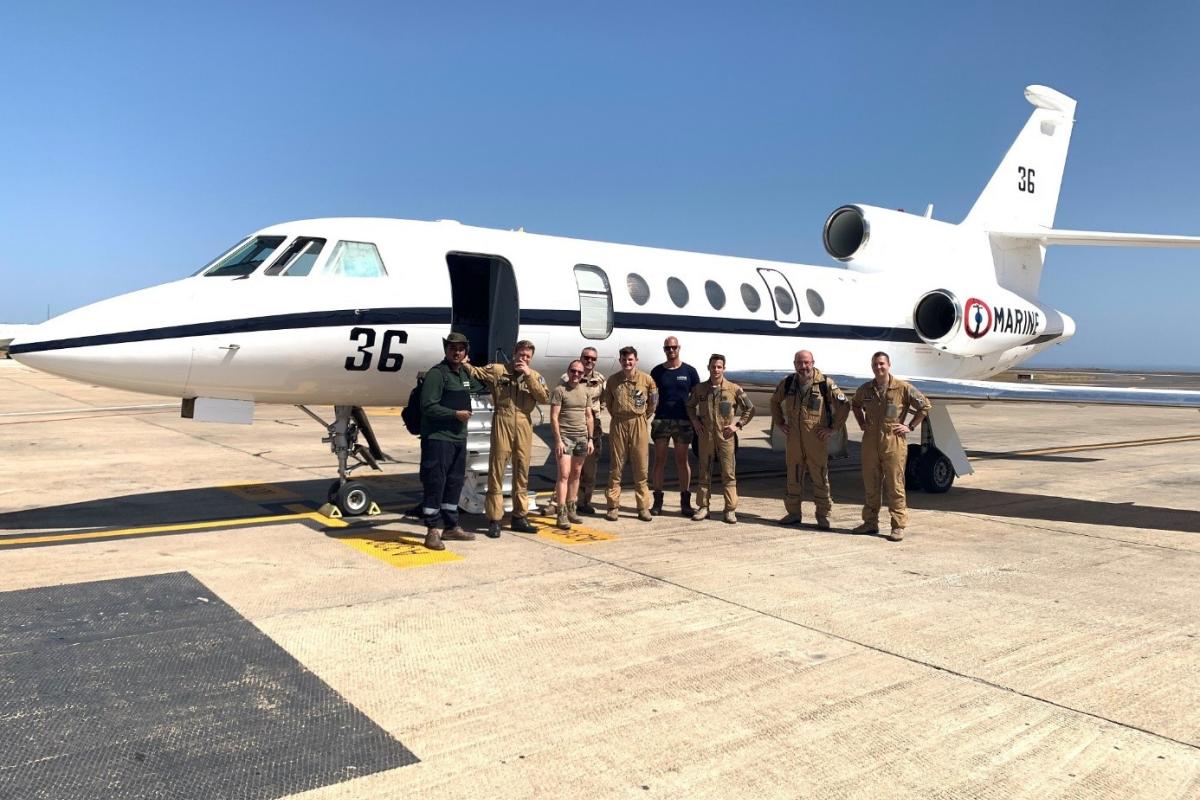 Corymbe : Le PHM Commandant Ducuing et le Falcon 50 projeté à Dakar luttent contre la pêche INN aux côtés des marines riveraines du golfe de Guinéee INN aux côtés des marines riveraines du golfe de Guinée