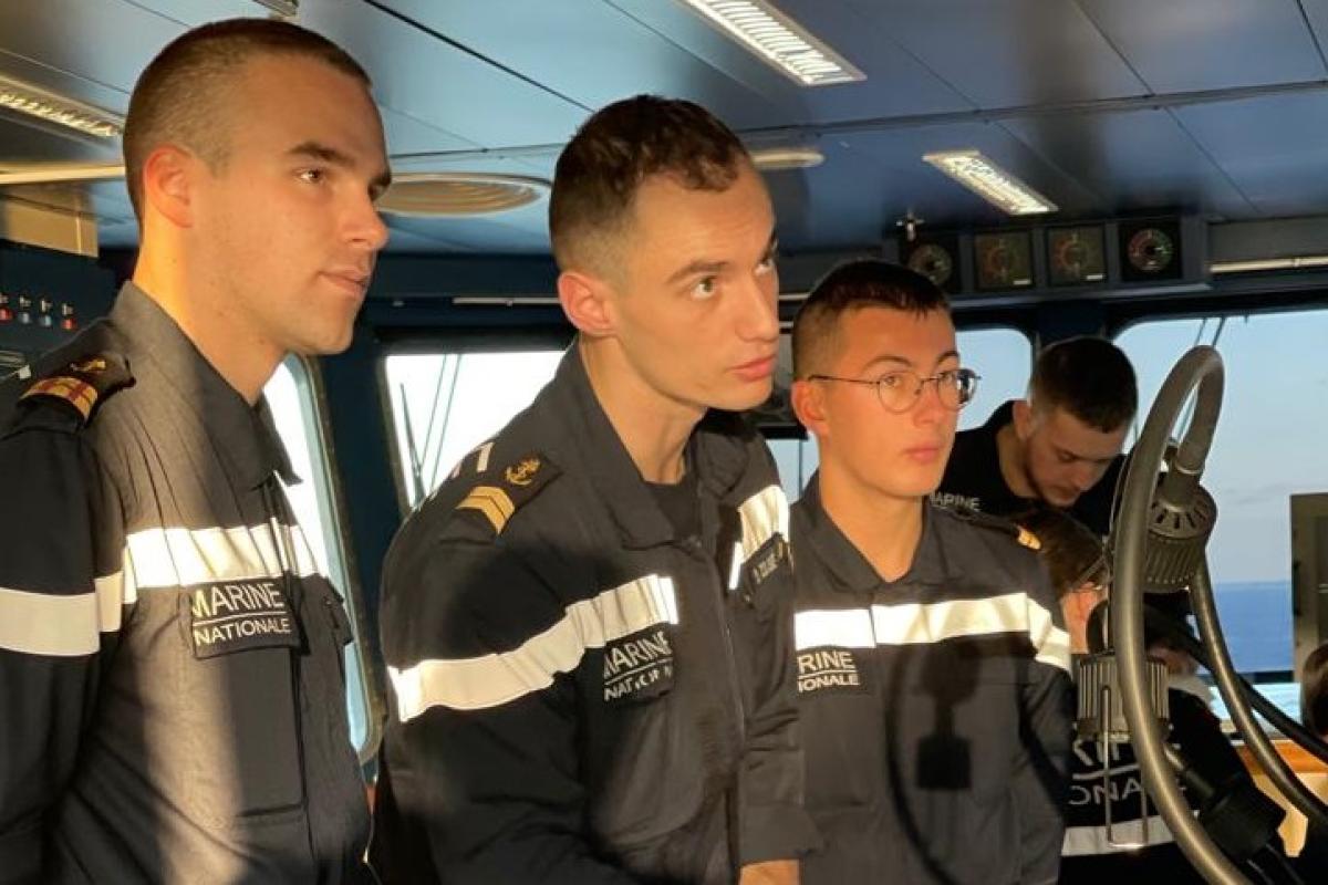  L’École de Maistrance prend le large à bord du PHA Dixmude