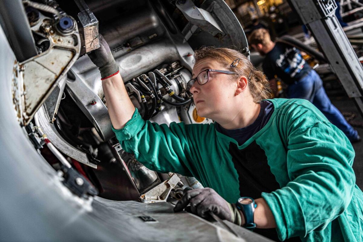  Portrait : Maître Amandine, technicien aéronautique, porteur