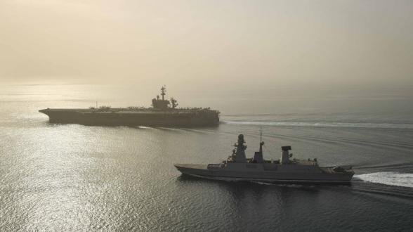© US NAVY - Le Chevalier Paul a assuré, pendant trois semaines en janvier, la défense aérienne du groupe aéronaval de l’USS Theodore Roosevelt.