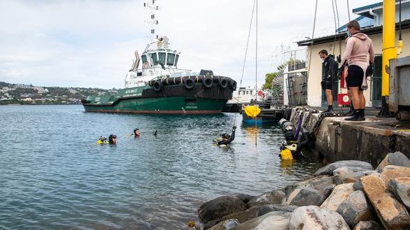 Journées « rade et base navale propre » à la base navale de Papeete