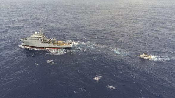 FAPF  - Opération de secours maritime pour le Bâtiment de surveillance et d’assistance outre-mer Bougainville