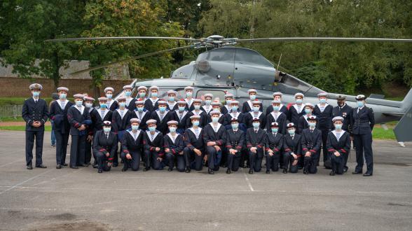 Cérémonie de baptême de la préparation militaire Marine Commandant Ducuing d’Arras