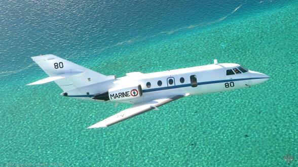 FAPF - Participation d’un Falcon 200 à la mission AETO
