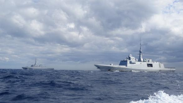 Méditerranée orientale – La Provence s’entraîne avec la marine égyptienne