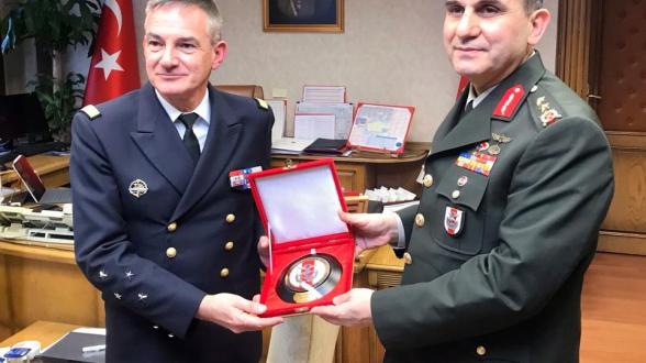 Méditerranée orientale – Le commandant en chef pour la Méditerranée en déplacement en Turquie
