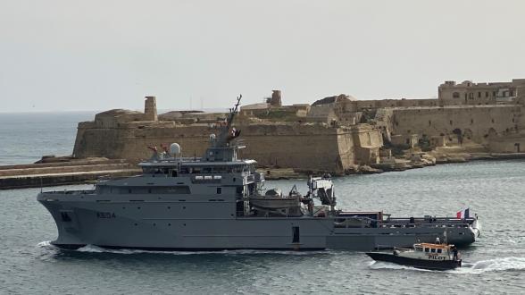 Méditerranée Centrale – Le BSAM Seine en escale à Malte