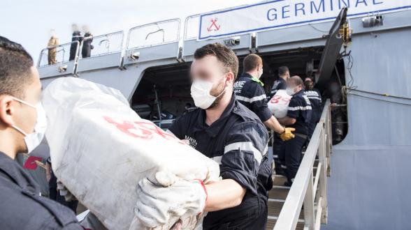 Saisie 4,2 tonnes de cocaïne par le Germinal en janvier 2021