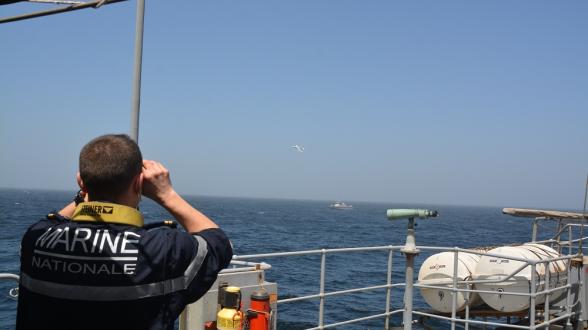 Corymbe 161 : Arrivée sur le théâtre d’opération du patrouilleur de haute mer Commandant Birot