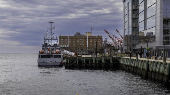 Le Fulmar en escale à Halifax