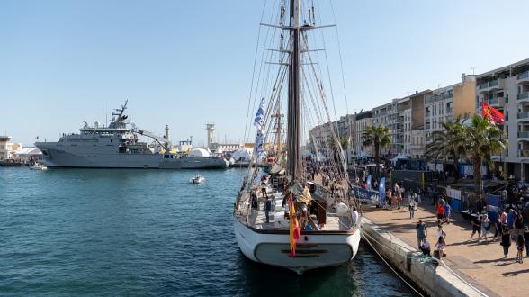 Méditerranée – La Marine nationale et l’action de l’Etat en mer ont fait escale à Sète